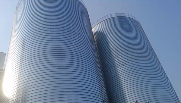 长春2座混凝土高架卷板仓